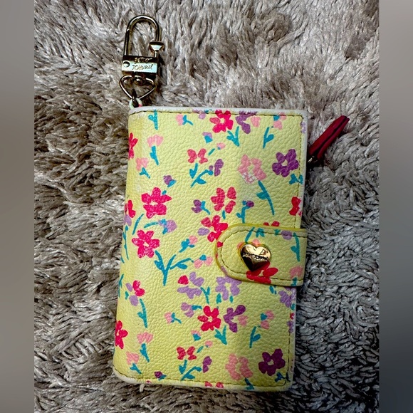 Betsey Johnson Handbags - betsey johnson keychain and card wallet